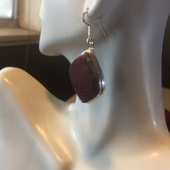 So pretty stylish butterfly Jasper Earrings - Picture 3 of 8